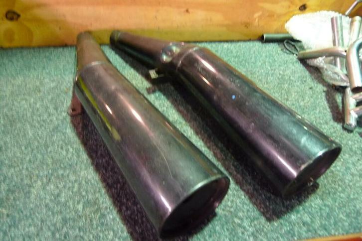 Uitlaatdemper origineel Set Honda VF 500, Motoren, Onderdelen | Honda, Gebruikt, Ophalen