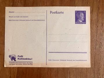 Oude ongelopen Duitse Postkaart met Adolf Hitler beschikbaar voor biedingen