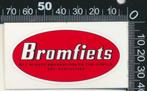 Sticker: Bromfiets - Het oudste bromfietsblad ter wereld, Ophalen of Verzenden, Zo goed als nieuw, Bedrijf of Vereniging
