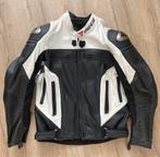 Dianse leren motorjas, racing, zgan, maat 52, zwart wit, Ophalen of Verzenden, Tweedehands, Jas | leer
