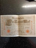 Reichsbanknote 1000 mark 1910, Postzegels en Munten, Bankbiljetten | Europa | Niet-Eurobiljetten, Verzenden, Duitsland