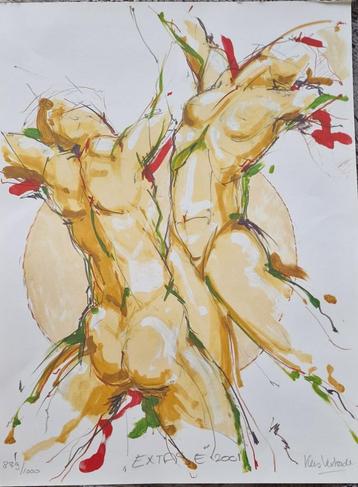 Kees Verkade – gesigneerde litho “Extase” (2001) – 839/1000 beschikbaar voor biedingen