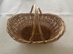 Rotan Draagmand met hengsel, Mand, Ophalen of Verzenden, Zo goed als nieuw, Riet