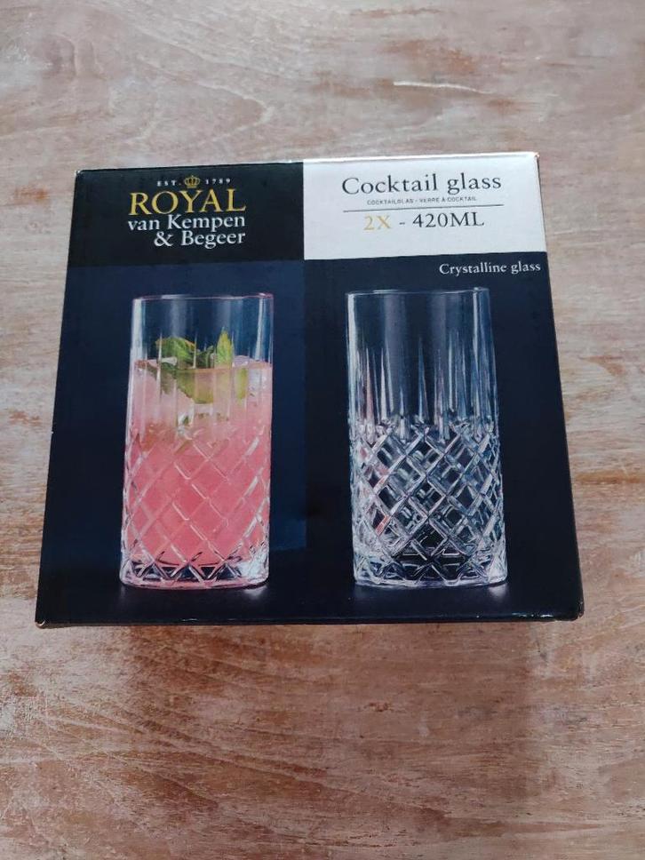 Royal Van Kempen & Begeer cocktail glazen ah, Verzamelen, Supermarktacties, Albert Heijn, Ophalen of Verzenden
