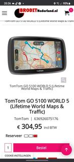TomTom GO 5200 Wifi World - Lifetime Maps & Services, Auto diversen, Autonavigatie, Ophalen of Verzenden, Gebruikt