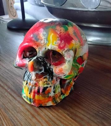 Skull - schedel - doodshoofd - kunst - gothic - presse-papie beschikbaar voor biedingen