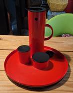 Vintage stelton EM77 set 5 delig rood, Ophalen of Verzenden, Glas, Overige stijlen