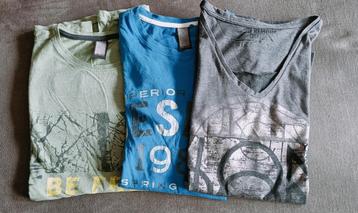 Setje jongens/heren t-shirts maat XS beschikbaar voor biedingen
