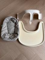 Stokke Baby Set met dienblad (verkleuring), Kinderen en Baby's, Kinderstoelen, Ophalen, Gebruikt, Meegroeistoel, Afneembaar eetblad