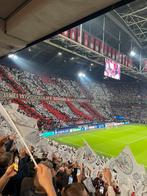 4 x ajax - Feyenoord vak 121 +P1 kaart, Tickets en Kaartjes, Drie personen of meer