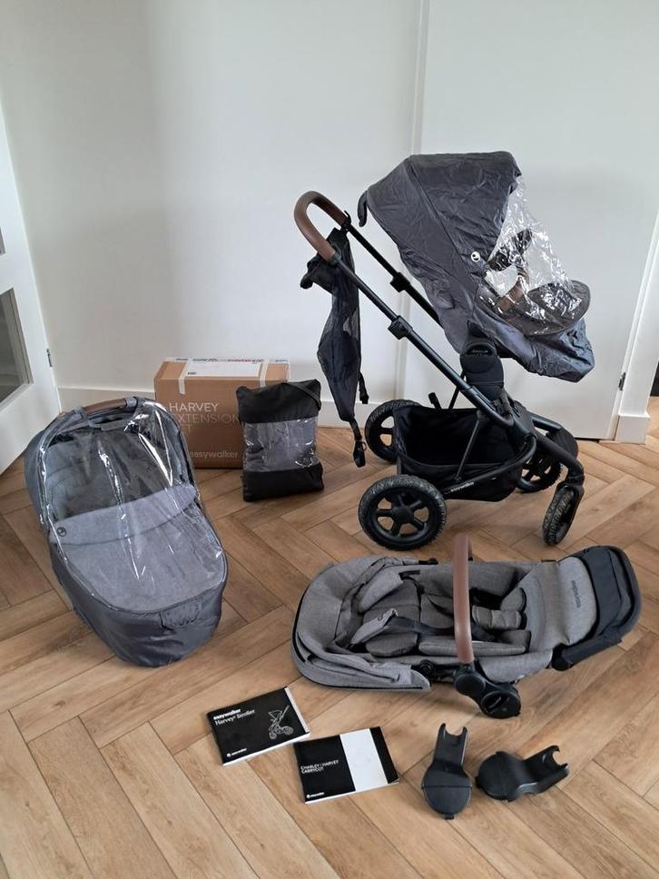 Easywalker Harvey²+Harvey³ Uitgebreide Kinderwagen Duo Set, Kinderen en Baby's, Kinderwagens en Combinaties, Gebruikt, Overige merken