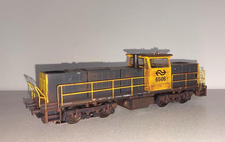 Marklin H0 33644 - Dig diesel loc DE6400 MAK v.d. NS in ovp, Hobby en Vrije tijd, Modeltreinen | H0, Zo goed als nieuw, Locomotief