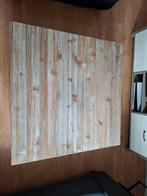 Houten salontafel, Huis en Inrichting, Tafels | Salontafels, Ophalen, Gebruikt, 100 tot 150 cm, 50 tot 100 cm