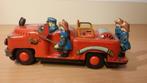 Blikken brandweer ladderwagen Nomura Toys jaren 50, Antiek en Kunst, Ophalen of Verzenden