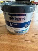 Sikkens Alphatex SF 9010 10l mat ongeopend, Doe-het-zelf en Verbouw, Verf, Beits en Lak, 10 tot 15 liter, Ophalen, Nieuw, Wit