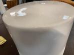 Bijzettafel Tone | Wit Keramiek 42x33 hoge korting, Ophalen, Minder dan 55 cm, Rond, Nieuw
