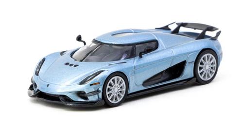 Tarmac 1:64 Koenigsegg Regera Light Blue Metallic "Global64", Hobby en Vrije tijd, Modelauto's | Overige schalen, Nieuw, Auto