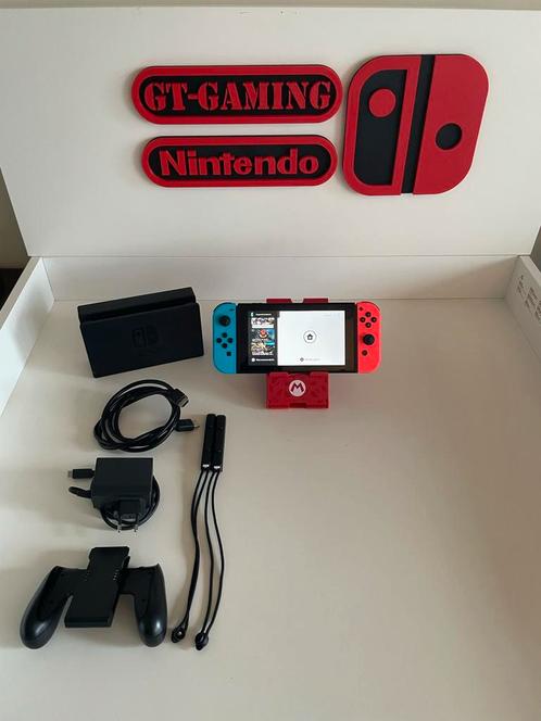 NINTENDO SWITCH NIEUW MODEL 2023 V2 LANGE ACCU DUUR+TASJE, Spelcomputers en Games, Spelcomputers | Nintendo Switch, Zo goed als nieuw