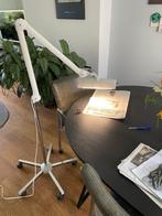 loupe-lamp, loep-lamp, vergrootglas met lamp op verrijdbare, Ophalen, Zo goed als nieuw, Loeplamp