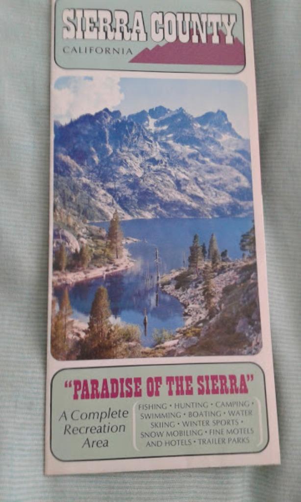 Sierra County / California / USA / Downieville / Gold Rush, Boeken, Reisgidsen, Gelezen, Brochure, Noord-Amerika, Overige merken