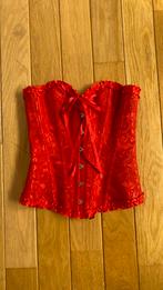 Super mooi en sexy glimmend rood afslankend Korset!, Verzenden, Rood, Body of Korset