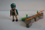 Playmobil, dierenverzorger met hekje, dierentuin, Ophalen of Verzenden, Zo goed als nieuw, Los playmobil