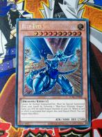Blue-Eyes Shining Dragon - Secret Rare LCKC - Yu-Gi-Oh, Ophalen of Verzenden, Zo goed als nieuw, Foil