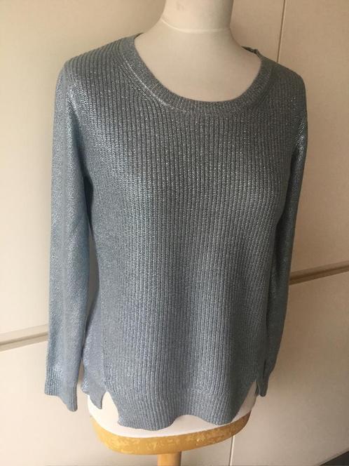 Marccain, Marc Cain truitje maat 4 (38), Kleding | Dames, Truien en Vesten, Zo goed als nieuw, Maat 38/40 (M), Blauw, Ophalen of Verzenden