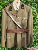 Uniform Landmacht - DT met Sam Browne riem - Jaren 50/60, Ophalen of Verzenden, Landmacht, Nederland, Kleding of Schoenen