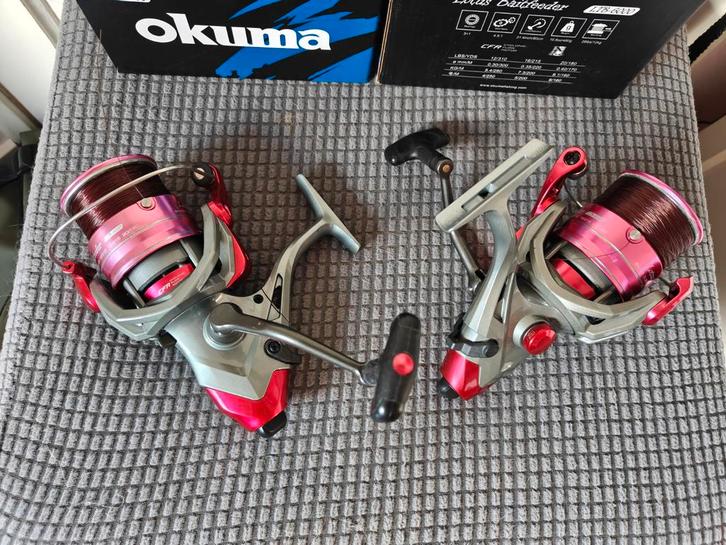Okuma Lotus Baitfeeder Molens - LTB-6000, Watersport en Boten, Hengelsport | Algemeen, Gebruikt, Ophalen of Verzenden