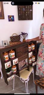 Antiek vintage kruidenrek keramiek potten aardewerk, Antiek en Kunst, Antiek | Keukenbenodigdheden, Ophalen