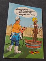 Man spuit sexy vrouw schoon met tuinslang, Verzenden, 1960 tot 1980, Gelopen, Overige thema's