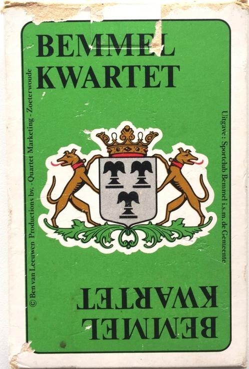 BEMMEL kwartet - Ben v. Leeuwen, Verzamelen, Speelkaarten, Jokers en Kwartetten, Gebruikt, Kwartet(ten), Ophalen of Verzenden