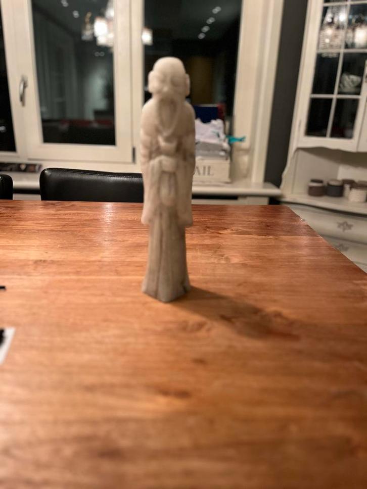 Shouxing Albast Stenen Beeldje - 32 cm, Antiek en Kunst, Kunst | Niet-Westerse kunst, Ophalen of Verzenden