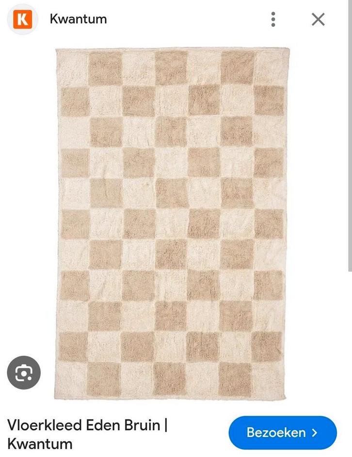 Vloerkleed 'Eden' kwantum nieuw !, Huis en Inrichting, Stoffering | Tapijten en Kleden, Nieuw, 150 tot 200 cm, 200 cm of meer