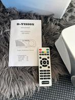 D-Vision LED Beamer met TV-Tuner en beamer doek, Ophalen of Verzenden, Zo goed als nieuw, LED, HD (720)
