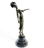 Bronzen sculptuur, Exotische danseres, Ophalen of Verzenden