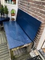 Stevig houten tuinbankje, Ophalen, Zo goed als nieuw, Hout