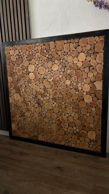 Houten Wanddecoratie - Uniek Kunstwerk beschikbaar voor biedingen