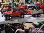 Terreinwagen met kiepwagen Bruder, Kinderen en Baby's, Speelgoed | Speelgoedvoertuigen, Ophalen of Verzenden, Zo goed als nieuw