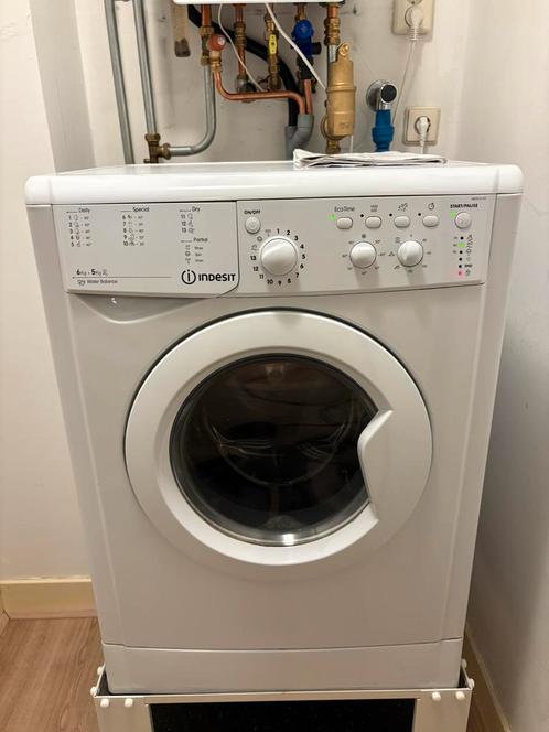 Wasdroogcombinatie Indesit IWDC 6145 wasmachine en droger, Witgoed en Apparatuur, Wasmachines, Gebruikt, Voorlader, 4 tot 6 kg
