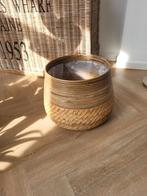 Grote planten mand, Huis en Inrichting, Woonaccessoires | Schalen en Manden, Ophalen, Zo goed als nieuw, Rond, Riet