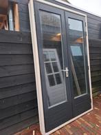 Openslaande tuindeuren dubbel glas deuren terrasdeuren pui, Doe-het-zelf en Verbouw, Ophalen, Deurkozijn, 225 cm of meer, Zo goed als nieuw
