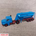 Scania Hauber T142 FLACHGLAS AG Silo SZ Herpa 836100  1:87, Ophalen of Verzenden, Zo goed als nieuw, Bus of Vrachtwagen, Herpa