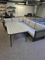 Gabon hoekset met lounge dining tafel showmodel, Tuin en Terras, Tuinsets en Loungesets, 5 zitplaatsen, Gebruikt, Aluminium, Ophalen of Verzenden