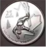 Canada - 25 cent 2008 - Freestyle Skiing - Circulated!, Verzenden, Noord-Amerika, Losse munt