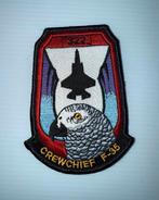 322 Squadron Crewchief F-35 Patch, Ophalen of Verzenden, Luchtmacht, Nederland, Embleem of Badge