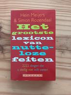 Het grootste lexicon van nuttelozen feiten, Ophalen of Verzenden, Gelezen, Hein meijers, Anekdotes en Observaties