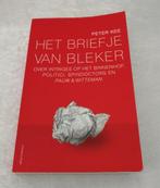 Het briefje van Bleker  Peter Kee  Over intriges op het Binn, Nederland, Ophalen of Verzenden, Zo goed als nieuw, Politiek en Staatkunde