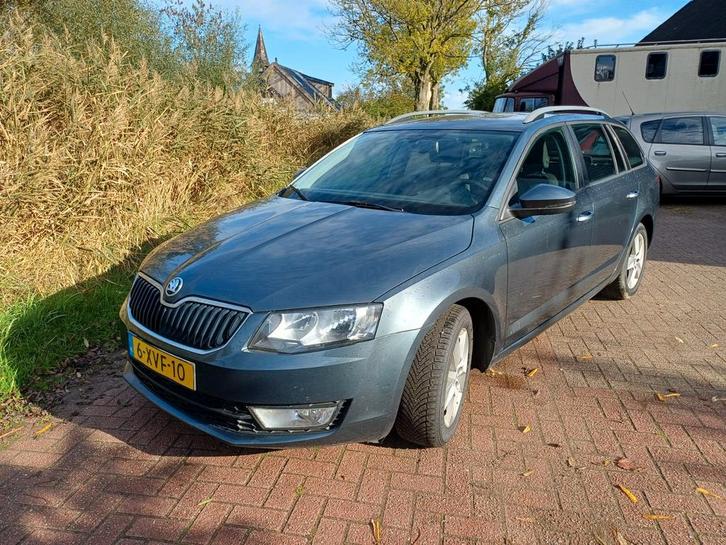 Skoda Octavia 1.6 TDI 81KW Combi 2014 Grijs, Auto's, Skoda, Particulier, Octavia, ABS, Airbags, Airconditioning, Alarm, Bluetooth